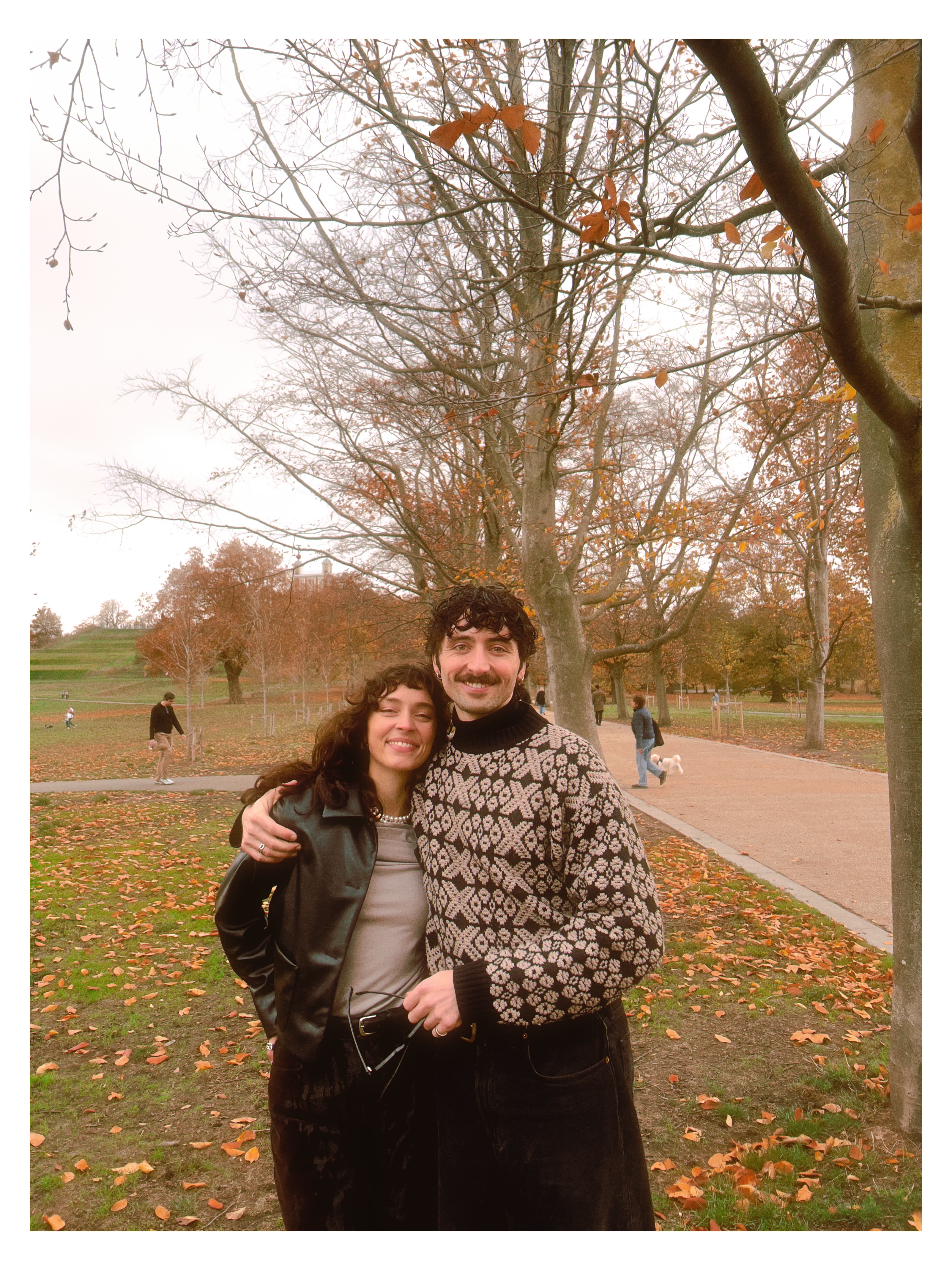 Barbara and Henry in the park