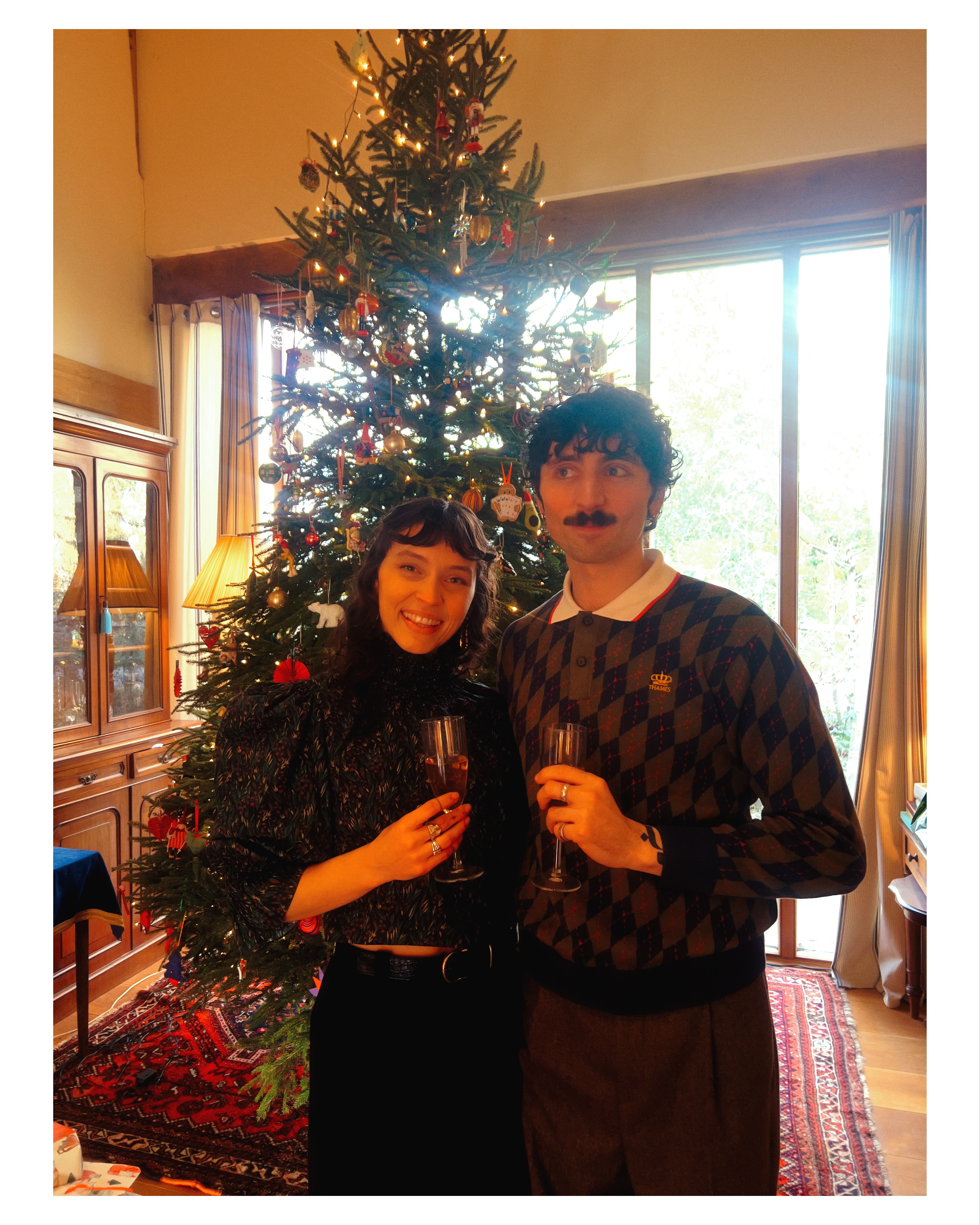 Barbara and Henry at Christmas